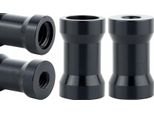 Riduzione Del Manicotto Adattatore Da 1/4""" A 3/8"""" Treppiede In Alluminio Nero 25 Mm"