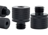 Adattatore Riduzione 1/4" A M10 Treppiede Alluminio Nero 20 Mm"