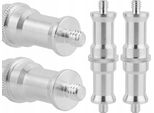 Manicotto Adattatore Per La Riduzione Del Treppiede Da 1/4""" A 1/4"""" Treppiede In Alluminio 68 Mm"