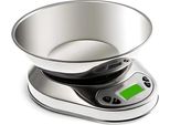 Bilancia Elettronica Da Cucina Con Piatto Fino A 5 Kg, Metallo, Precisione 1 G PRO-K5C