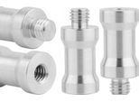 Manicotto Adattatore In Alluminio Riduzione Treppiede Filettatura Esterna M8 A Filettatura Interna 1/4" 32 Mm"