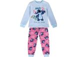 Pigiama Cerda Group Stitch Blu, Rosa 12 Anni Ragazzi, Ragazze Blu, Rosa 12 Anni