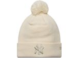 Cappello Invernale New Era Bobble Da Donna Metallic Ny Yankees Beige