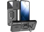 Xiaomi 14 Slide Ring Armor Cover Nero