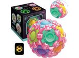 Palla Puzzle Giocattolo Logico Massaggiatore Luminoso Antistress Pop It