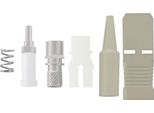 Connettore In Fibra Ottica Qoltec Sc/Upc | Multimodale | 0,9 Mm