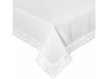 Eurofirany | Tovaglia - Tovaglia - 140 X 260 Cm - Bianco - Tovaglia - Pizzo All'uncinetto