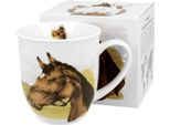 Duo | Mug - Tazza Da Caffè - 400 Ml - Motivo Cavallo - Porcellana - Tazza Da Tè - Confezione Regalo