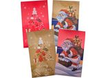 Xmas Sacchetti In Carta Stagnola Colore Vernice Opaca 30X50Cm