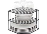 Portapiatti - Armadio Da Cucina - Organizzatore Per Armadi - Organizzatore Per Piatti - Portavaso - Portaoggetti