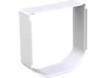 Estensione Del Tunnel Per Microchip Per Gattaiola - Adatto Per Sureflap - Gattaiola Connect - Gattaiola Con Microchip Dualscan - Accessorio Per Montaggio A Parete, Bianco