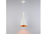 Lampada A Sospensione A Cupola Retrò Industriale Con Paralume In Alluminio Bianco, Regolabile In Altezza E27