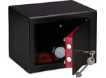 Cassaforte Ignifuga Per Denaro - Cassaforte Ignifuga Con Chiave - Cassaforte Per Denaro - Cassaforte Con Chiave - Cassaforte Ignifuga E Antieffrazione - Cassaforte Privata - Serratura A Doppio Catenaccio - Nero