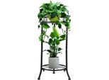Supporto Per Piante In Metallo, Supporto Per Piante In Ferro, Supporto Per Vasi Da Fiori Per Interni Ed Esterni, Supporto Per Vasi Da Fiori, 2 Livelli 68 Cm
