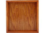 Vassoio 60X60 Vassoio Quadrato In Legno Fatto A Mano Per Caffè, Tè E Snack - 22X22 Cm Vassoio 60X60