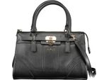 Elegante Borsa Nera Da Donna Con Manico E Tracolla