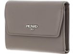 Picard Pelle Portafoglio Bingo Flap Wallet Gravel Grigio Talpa
