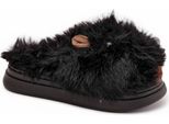Pantofole Foderate Da Donna Pantofole Isolate Pantofole Slip On Pantofole Capi Nero Taglia 36/37