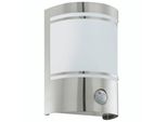 Eglo Applique Da Esterno Cerno Con Rilevatore Di Movimento 40 W Argento 30192