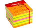 Kores Note Adesive, 50 X 50 Mm, Neon, 5 Colori