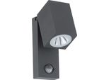 Eglo Sensor Led Applique Da Esterno Sakeda 5W Antracite