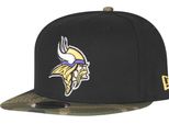 Cappellino New Era 9Fifty Snapback - Minnesota Vikings, Mimetico, Nero