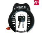 Serratura Da Telaio Lynx Per Bicicletta, In Acciaio Temprato Con Rivestimento Antiruggine, La Chiave Può Essere Rimossa Quando La Serratura è Aperta