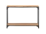Tavolo Consolle 110X30X75 Cm In Legno Massiccio Di Acacia