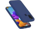 Cadorabo Custodia Protettiva Per Samsung Galaxy A21S In Blu Custodia Del Telefono Cellulare Custodia Cover Tpu Etui