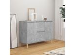Vidaxl Credenza Grigio Cemento 103,5X35X70 Cm Materiale A Base Di Legno