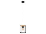 Libertad Lampada A Sospensione Lampada A Sospensione Lampada A Sospensione - L18 X L18 X H110 Cm - Nero, Marrone - 1X40W Escl. - IP20