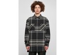 PáNská KošIle Urban Classics Camicia Lunga Oversize A Quadri Nera - M