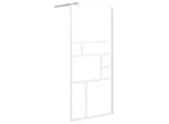 Vidaxl Schermo Doccia Per Cabina Doccia 90X195 Cm Esg Vetro Bianco