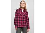 Urban Classics Donna - Turnup Flanell Orlo Viola - Xxl