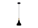 Sabinar Lampada A Sospensione Lampada A Sospensione Lampada A Sospensione - H110 X Ø18 Cm - Nero, Marrone - 1X40W Excl. - IP20
