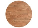 Piano Del Tavolo Rotondo Marrone Chiaro Ø30X1,5 Cm Legno Di Quercia Trattato