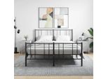Comodini 2 Pz. Grigio Cemento 40X40X50 Cm Materiale A Base Di Legno