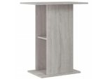 Vidaxl Supporto Per Acquario Grigio Sonoma 60,5X36X72,5 Cm Materiale A Base Di Legno
