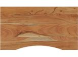 Piano Di Lavoro 90X50X2,5 Cm Rettangolare In Legno Massiccio Di Acacia