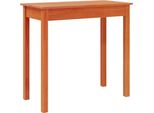 Vidaxl Tavolo Consolle Marrone Cera 80X40X75 Cm In Legno Di Pino Massiccio
