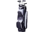 Borsa Da Golf Vevor Con Divisorio Organizzatore Superiore A 14 Vie, Borsa Da Golf In Nylon Premium Da 36 Pollici Con Tasche Multiple, Borse Da Golf Resistenti Con Manici, Copertura Antipolvere E Cinghie Rimovibili Per Uomini E Donne, Design A Blocchi Di Colore Nero