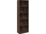 Vidaxl Libreria Aspetto Rovere Marrone 57X28,5X174 Cm Materiale A Base Di Legno