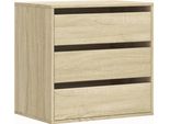 Vidaxl Cassettiera Rovere Sonoma 60X41X58 Cm Materiale A Base Di Legno
