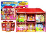 Casa Delle Bambole - Grande Villa Con Mobili + Puppet