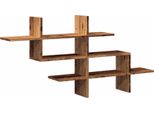 Vidaxl Scaffale A Muro In Legno Di Recupero 124,5X18X60,5 Cm Materiale A Base Di Legno