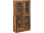 Vidaxl Credenza In Legno Vecchio 82,5X30,5X150 Cm Materiale A Base Di Legno