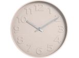 Orologio Da Parete Sensahome Zurich - Orologio Rotondo In Stile Scandinavo Con Numeri - Design Nordico Moderno - Ø30 Cm - Beige