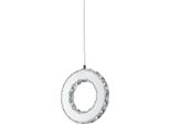 Lampada A Sospensione In Cristallo Led Cromo Girona Led 10W Zuma Line MD3713-1-3CT