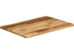 Vidaxl Piano Del Tavolo Con Bordo Ad Albero 90X60X2,5 Cm Legno Massiccio Di Mango Grezzo