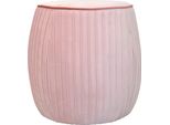 Hocker Home Affaire, Rosa, B:46Cm H:47Cm T:46Cm, Samtbezug 100% Polyester, Hocker, Hocker